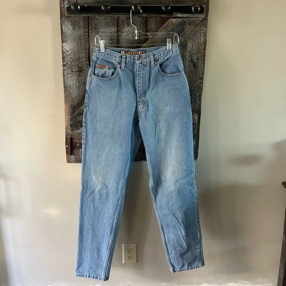 Women's Vintage IKEDA Light Wash Jeans - Picture 1 of 5